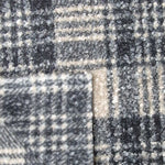 Boucle / Mantelstoff weiß / schwarz