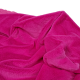 Fellimitat Plüsch Kurzhaar pink