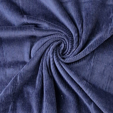 Washed Cord Stretch navy