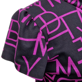 Punta soft print LETTERS lila