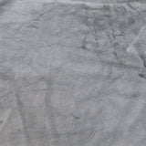 Fellimitat Plüsch Kurzhaar grau