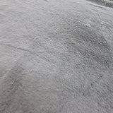 Fellimitat Plüsch Kurzhaar grau