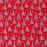 Baumwolle rot Weihnachtsbäume