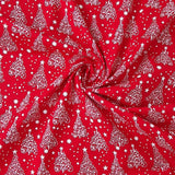 Baumwolle rot Weihnachtsbäume