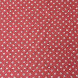 Baumwolle Poplin rote Sterne