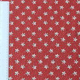 Baumwolle Poplin rote Sterne