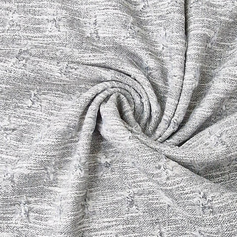 Jacquard Strick mit grau