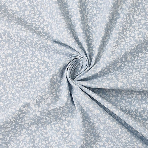 Baumwolle flowers babyblau