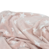 Fleece rosa stars