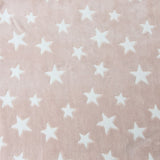 Fleece rosa stars