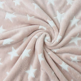 Fleece rosa stars