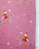 Jersey altrosa mit Feen