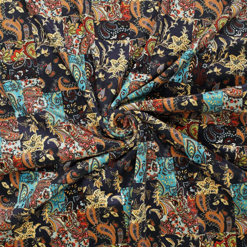 Velvet Paisley Patchwork