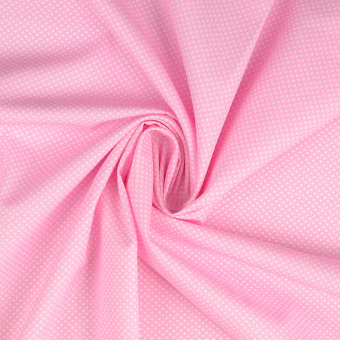 Baumwolle dots rosa