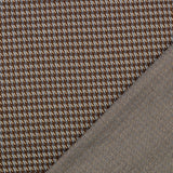 Strick Hahnentritt braun-blau