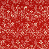 Baumwolle rote Ranken