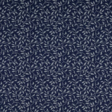 Baumwolle Cretonne Ranken dunkelblau