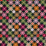 Viskose Retro Flower