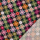 Viskose Retro Flower