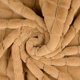 Fellimitat Plüsch karamell