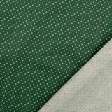 Baumwolle Weihnachtssterne grün