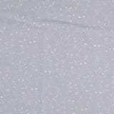 Modestoff Hellblau gestreift mit Blumen