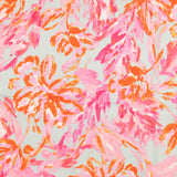 Baumwoll Satin painting flowers