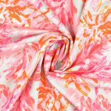 Baumwoll Satin painting flowers