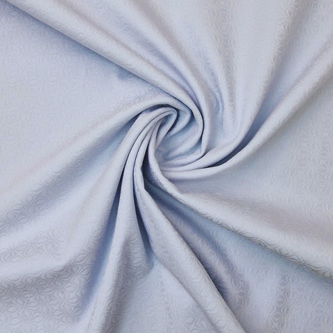 Baumwoll Popelin Babyblau Ornamente