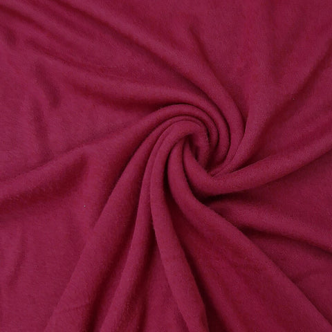 Feinstrick Jersey Melange burgund
