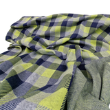 Kariert schwarz grün