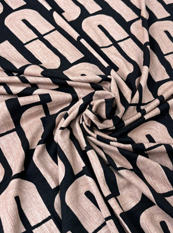 Viskose Modejersey tubes sand