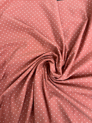 Baumwolljersey Dots Rosé