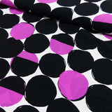 Jersey digital Stretch lila schwarz