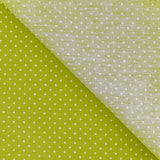 Baumwolle Poplin minimal daisy grün