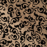 Mesh Flock Ornamente Sand