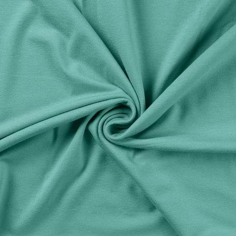 Baumwolljersey fresh mint uni