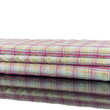 Seersucker pink grün kariert