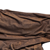 Stretch Baumwoll Viskose braun Glitzer