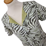 Viskose Leinen green