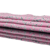 Baumwolle rosa mit Ranken