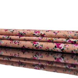 Baumwolle pink flowers