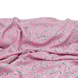 Baumwolle rosa mit Ranken