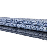 Viskose Graphyics dusty blue