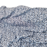 Viskose Graphyics dusty blue