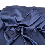 Stretch Satin-Taft dunkelblau