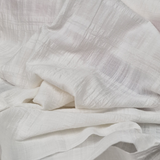 Musselin / Double Gauze weiß kariert