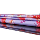 Cottage Flower stretch Satin flieder