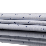 Baumwolle Poplin Anchor blue