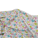 Baumwolle Palmen und Flamingo